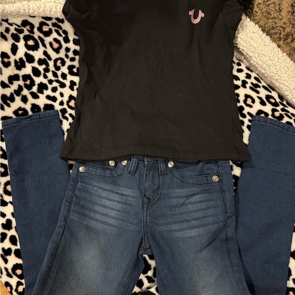 True Religion Blue Skinny Matching Set - Picture 1 of 6